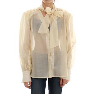 CAMICIA FIOCCO BURRO